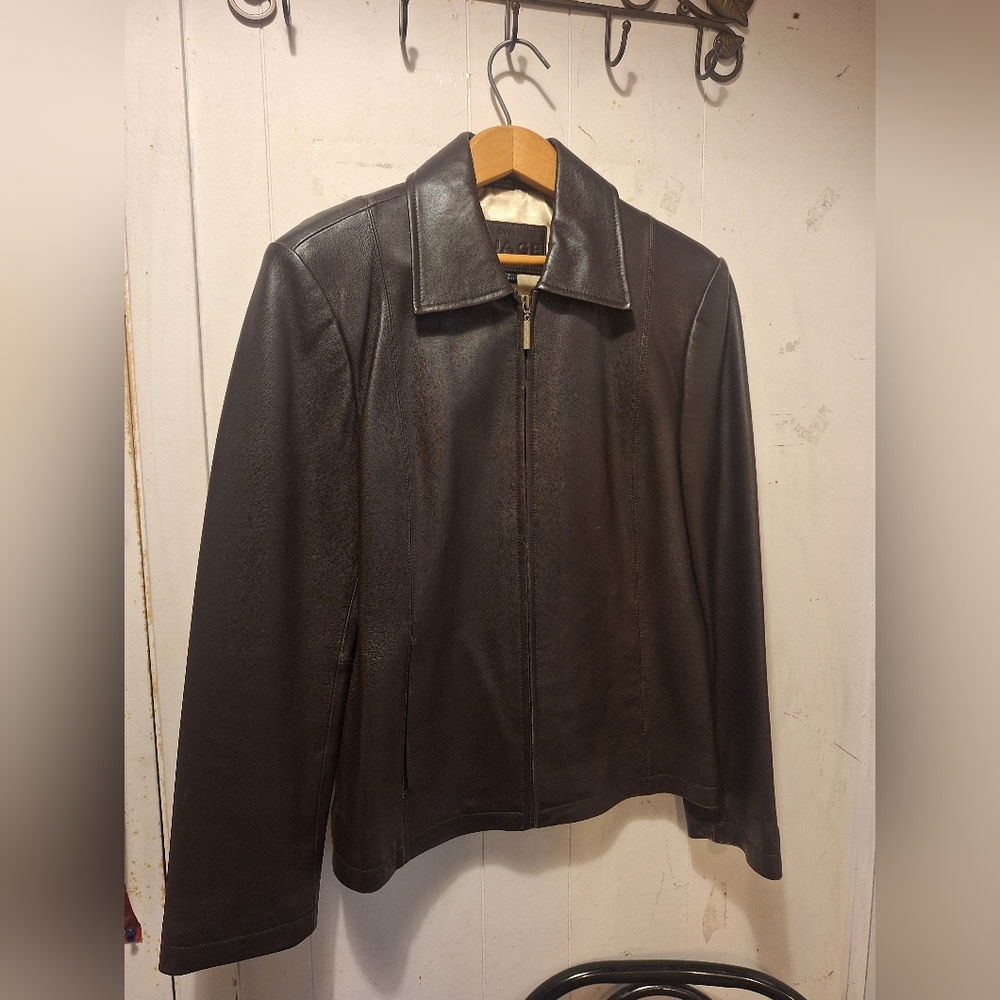Nuage Cuir  Leather Jacket , Small